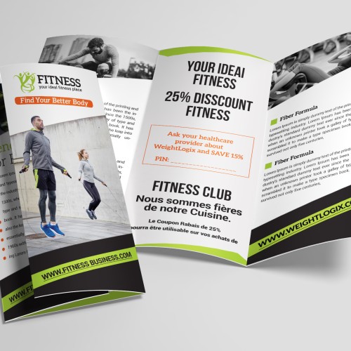 Creative Design Assets: Trifold Mockup Package