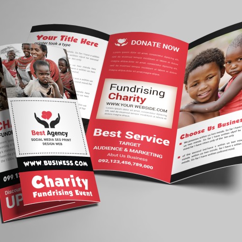 Creative Design Assets: Trifold Mockup & PSD File Access