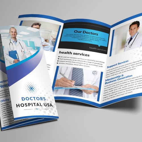 Professional Trifold Design Assets - Google Drive Access