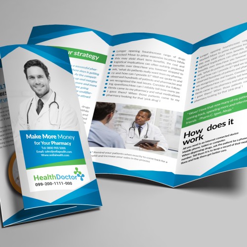 Professional Trifold Design Assets - Google Drive Access