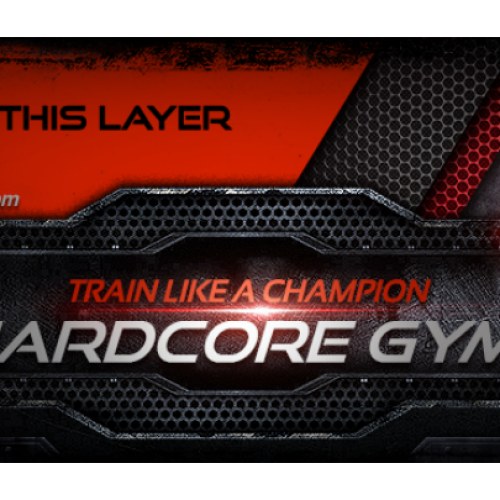 Hardcore Gym PSD Design Access