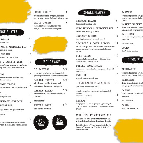 A4 Food Menu Design Bundle - PSD & JPG Files