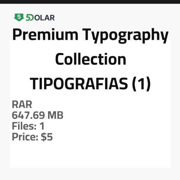 Premium Typography Collection - TIPOGRAFIAS (1)