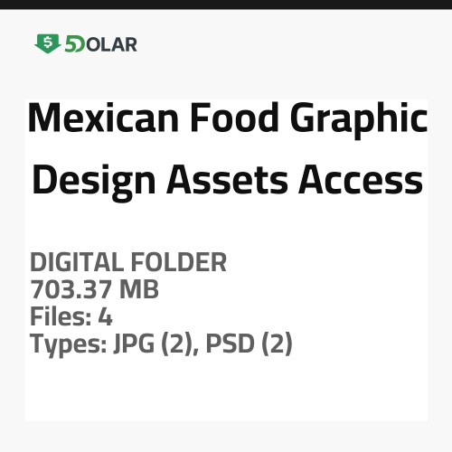Mexican Food Graphic Design Assets Access