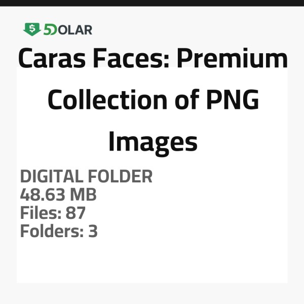 Caras - Faces: Premium Collection of PNG Images