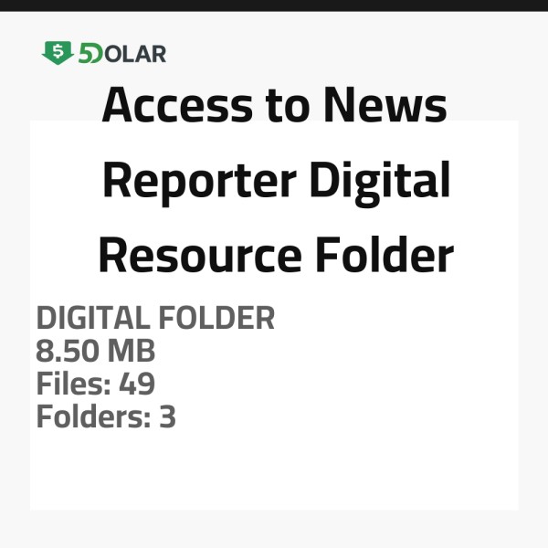 Access to News Reporter Digital Resource Folder