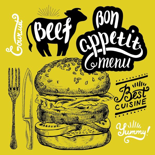 Burger Food Digital Asset Collection