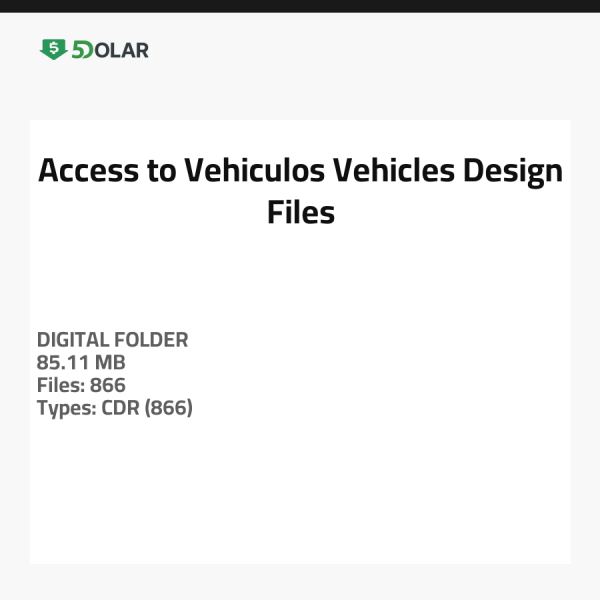 Zugang zu Vehiculos - Fahrzeugdesign-Dateien