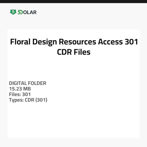 Floral Design Resources - Access 301 CDR Files