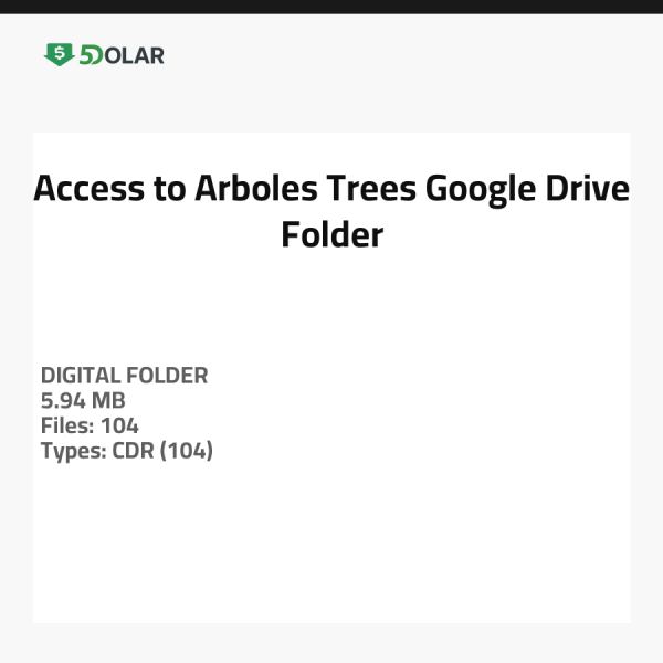 Access to Arboles - Trees Google Drive Folder