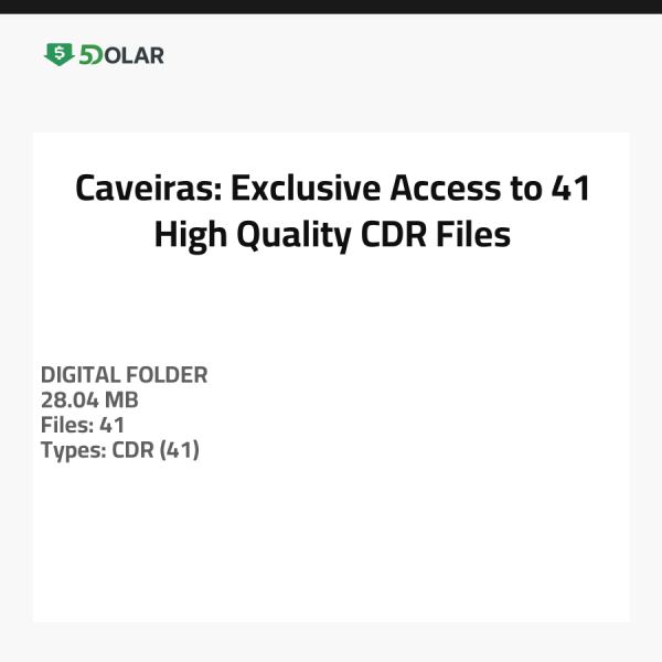 Caveiras: Exclusive Access to 41 High-Quality CDR Files
