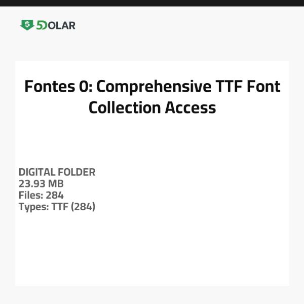 فونتس - 0: الوصول إلى مجموعة خطوط TTF الشاملة