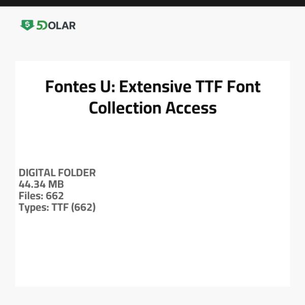 فونتس - U: وصول شامل لمجموعة خطوط TTF