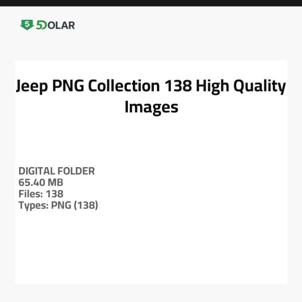 Jeep PNG Collection - 138 High-Quality Images