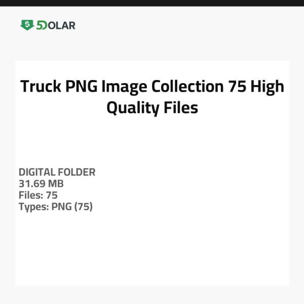 Truck PNG Image Collection - 75 High-Quality Files