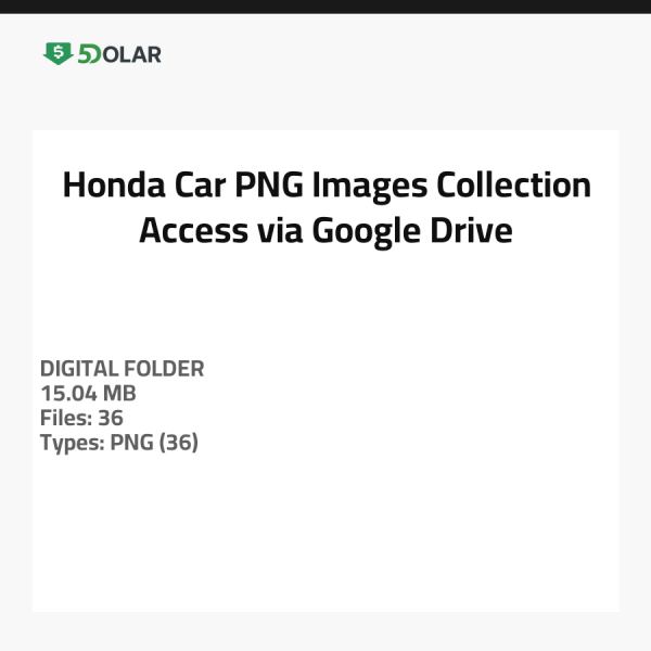 Honda Car PNG Images Collection - Access via Google Drive