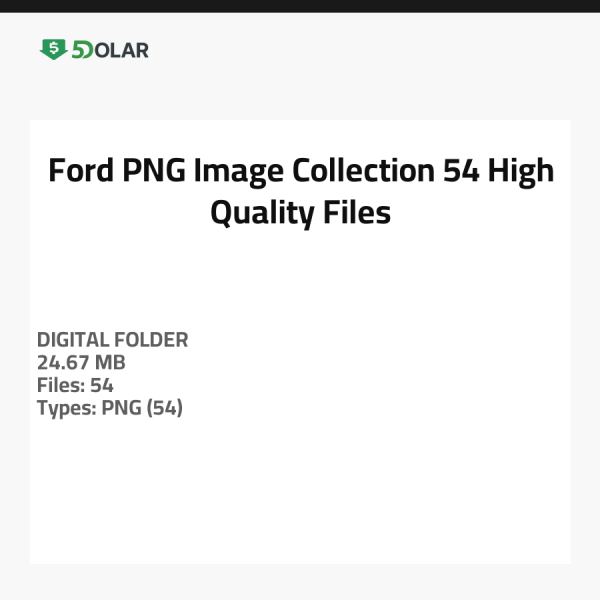 Ford PNG Image Collection - 54 High-Quality Files