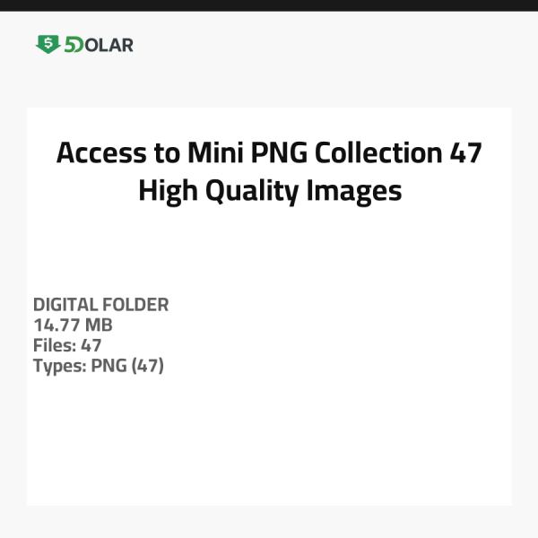 Access to Mini PNG Collection - 47 High-Quality Images
