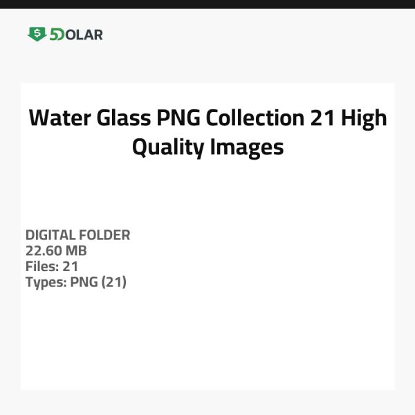 Water Glass PNG Collection - 21 High-Quality Images