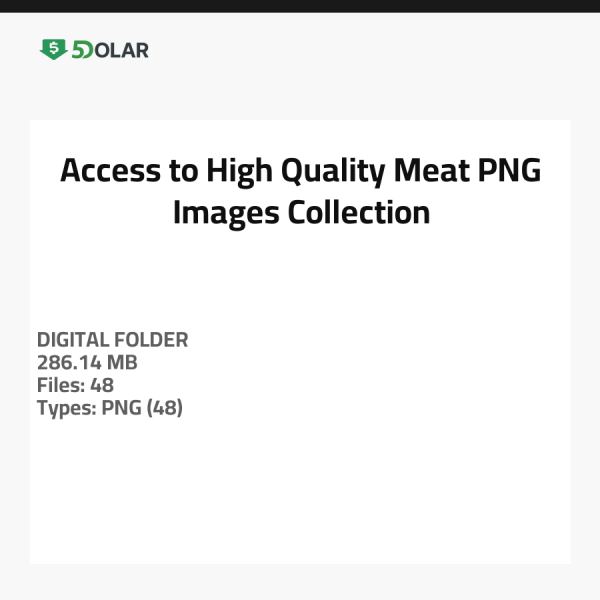 Access to High-Quality Meat PNG Images Collection