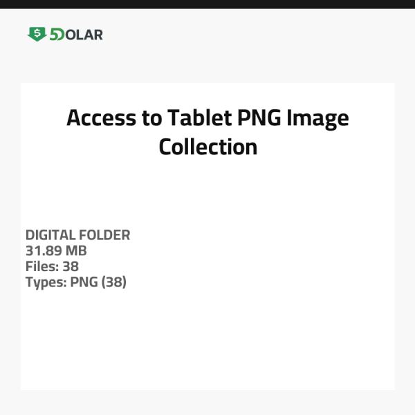 Access to Tablet PNG Image Collection