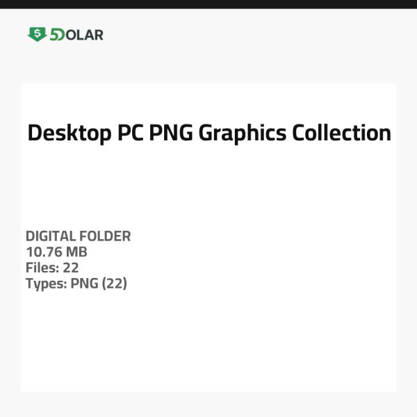 Desktop PC PNG Graphics Collection