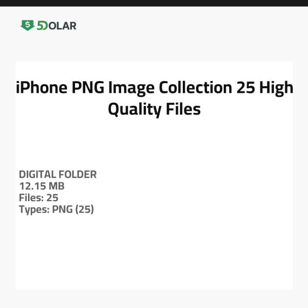 iPhone PNG Image Collection - 25 High-Quality Files