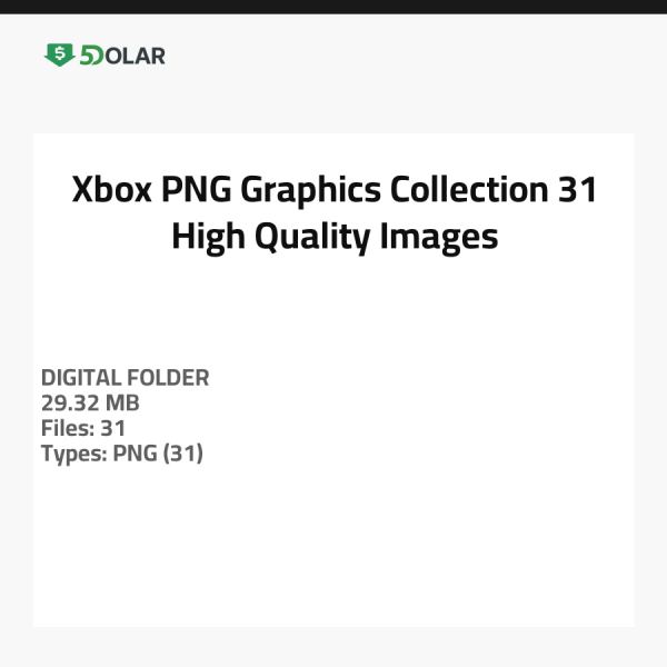 Xbox PNG Graphics Collection - 31 High-Quality Images