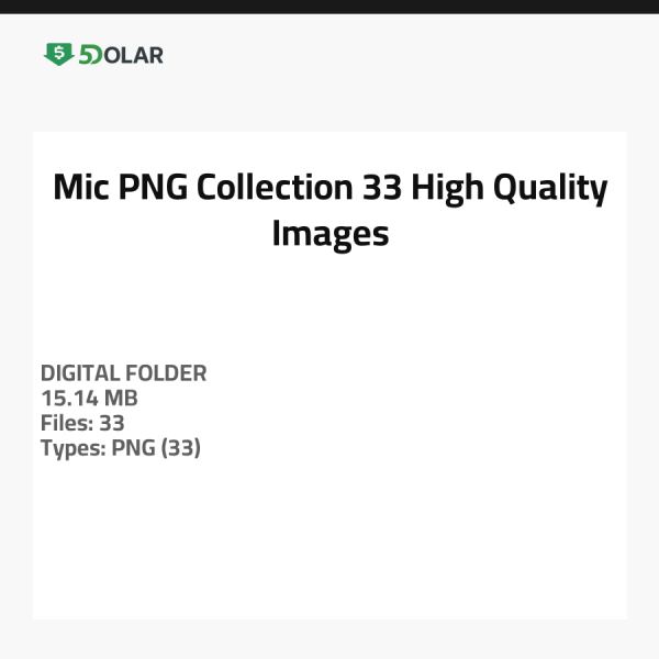 Mic PNG Collection - 33 High-Quality Images