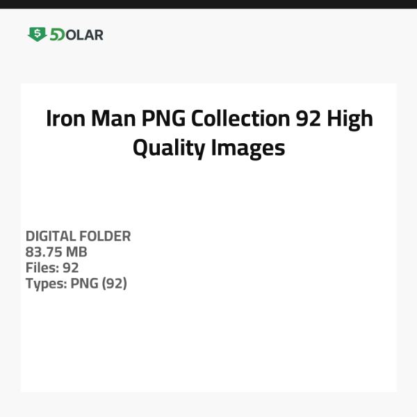Iron Man PNG Collection - 92 High-Quality Images