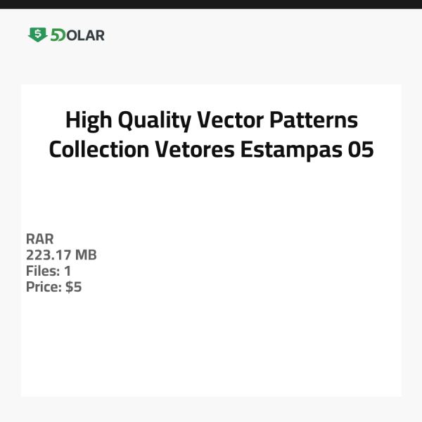 Hochwertige Vektor-Musterkollektion - Vetores Estampas 05