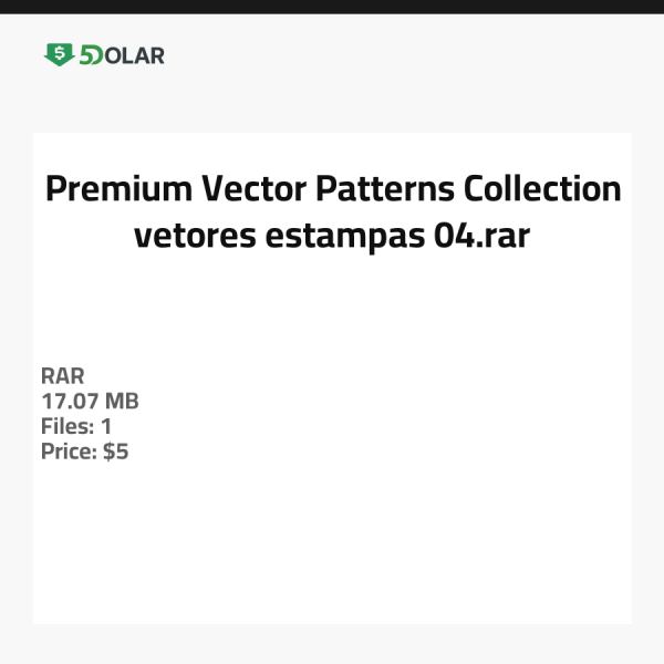 Premium Vektor Muster Kollektion - vetores_estampas_04.rar