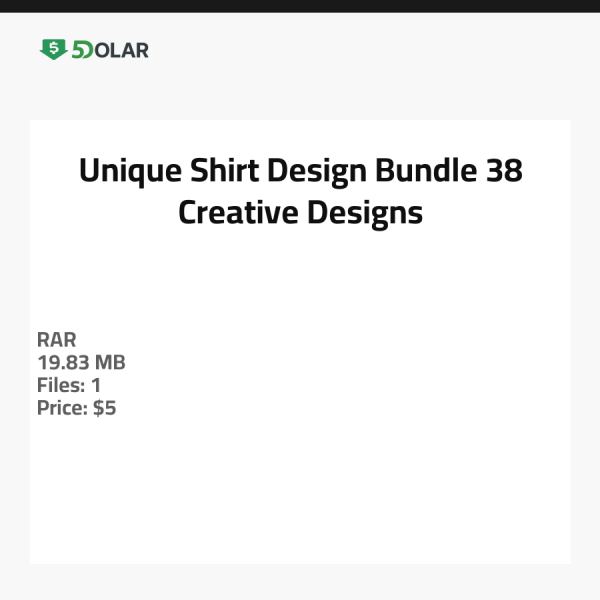 Unique Shirt Design Bundle - 38 Creative Designs