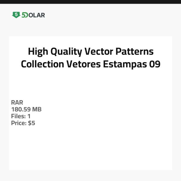 Hochwertige Vektor-Musterkollektion - Vetores Estampas 09