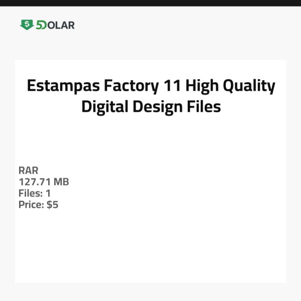Estampas Factory 11 - Hochwertige digitale Design-Dateien