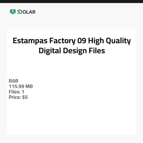 Estampas Factory 09 - Hochwertige digitale Design-Dateien