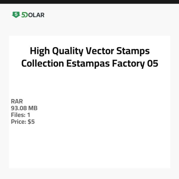 مجموعة طوابع فيكتور عالية الجودة - مصنع استامباس 05