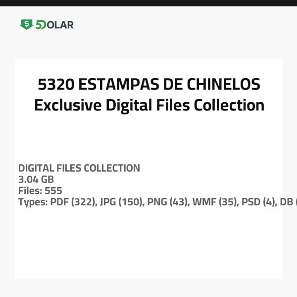 5320 ESTAMPAS DE CHINELOS - Exklusive Sammlung digitaler Dateien
