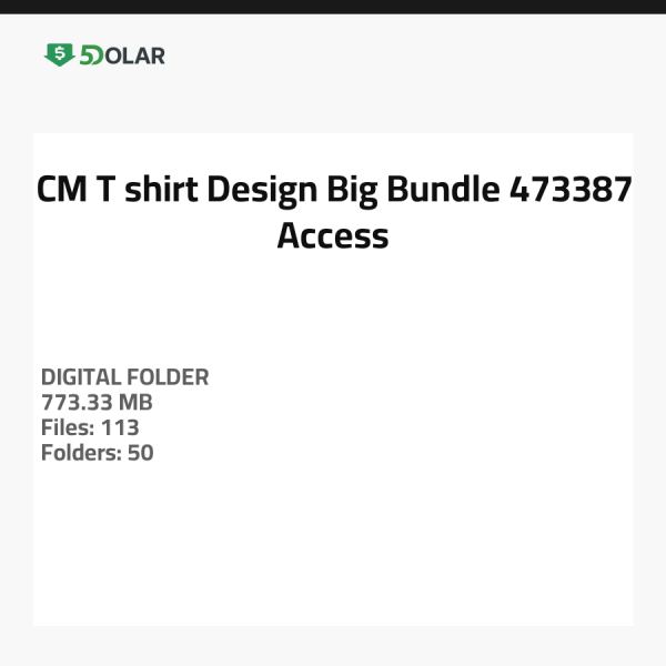 CM T-shirt Design Big Bundle - 473387 Access