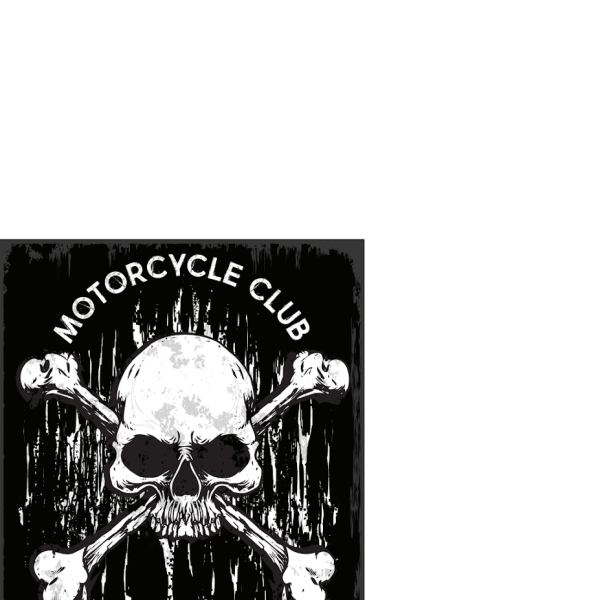 Skull Vector Designs for T-Shirts - New York Theme