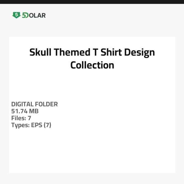 Skull-Themed T-Shirt Design Collection