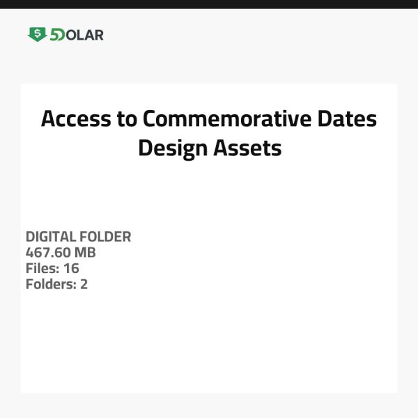 Access to Commemorative Dates Design Assets