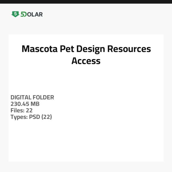 Mascota - Pet Design Resources Access