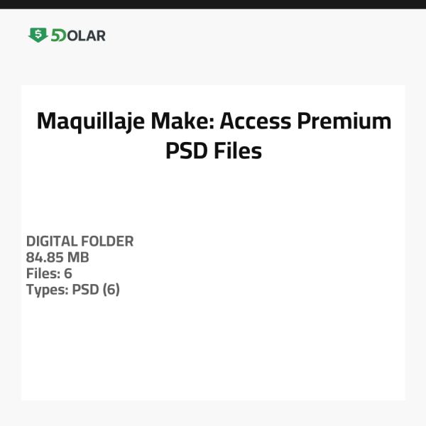 Maquillaje - Make: Access Premium PSD Files