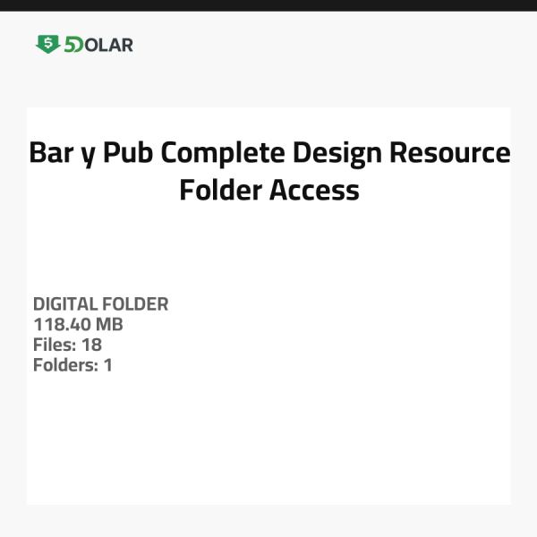 Bar y Pub - Complete Design Resource Folder Access