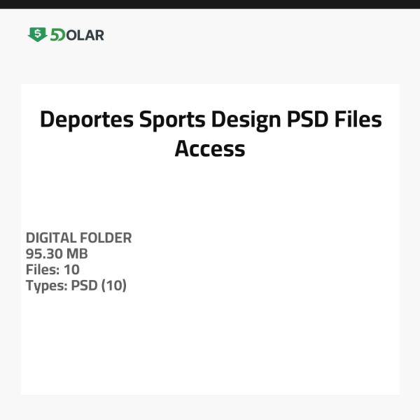Deportes - Sports Design PSD Files Access