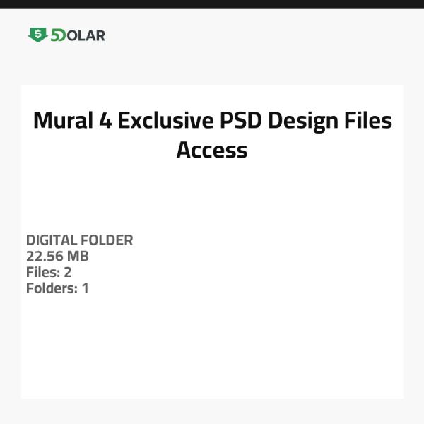 Mural 4 - Exclusive PSD Design Files Access
