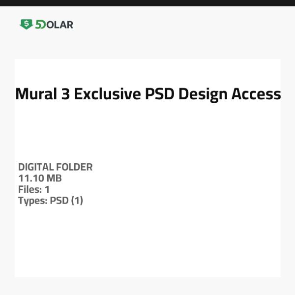 Mural 3 - Exclusive PSD Design Access