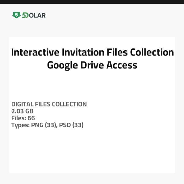 Interactive Invitation Files Collection - Google Drive Access