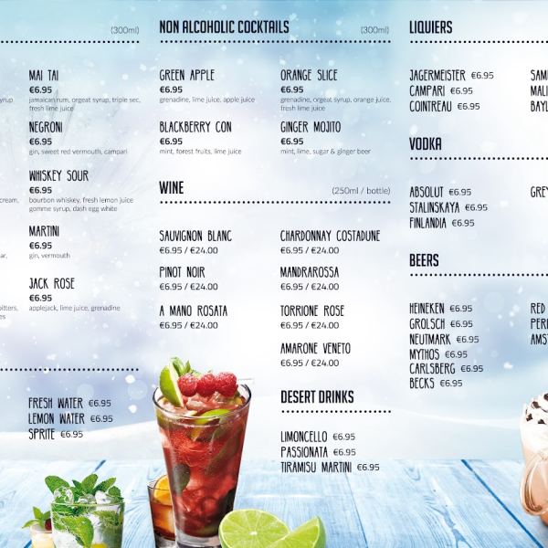 Winter Menu Design Package - Access to Google Drive Folder